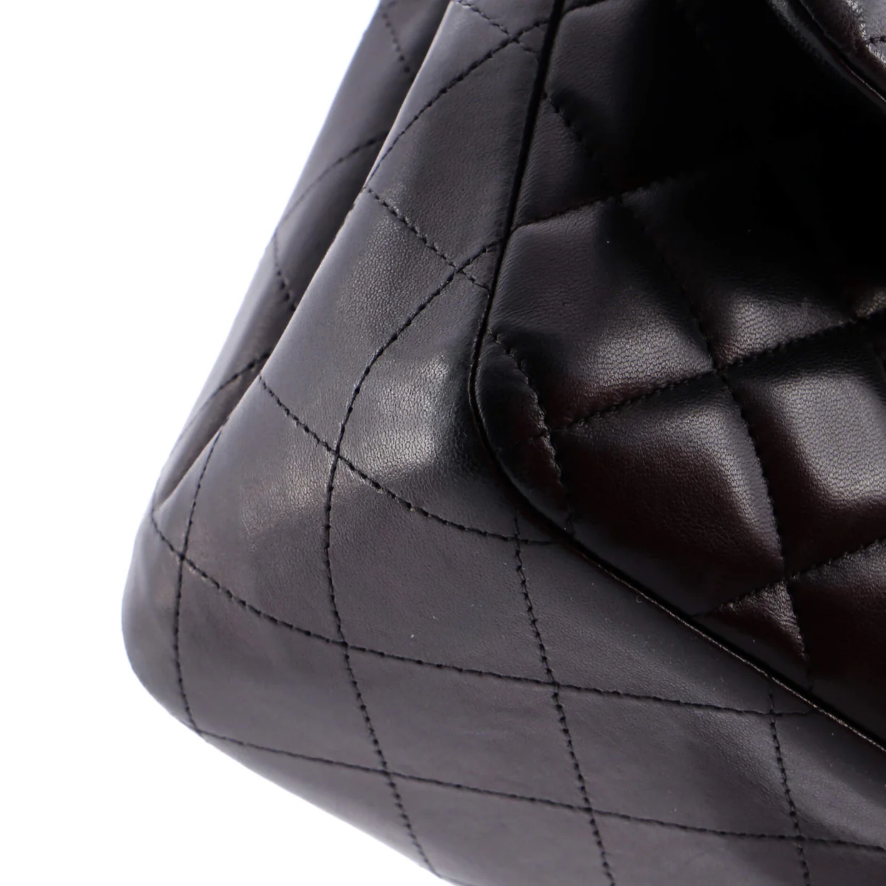 Classic Double Flap Bag Quilted Lambskin Jumbo - Deep Luxury