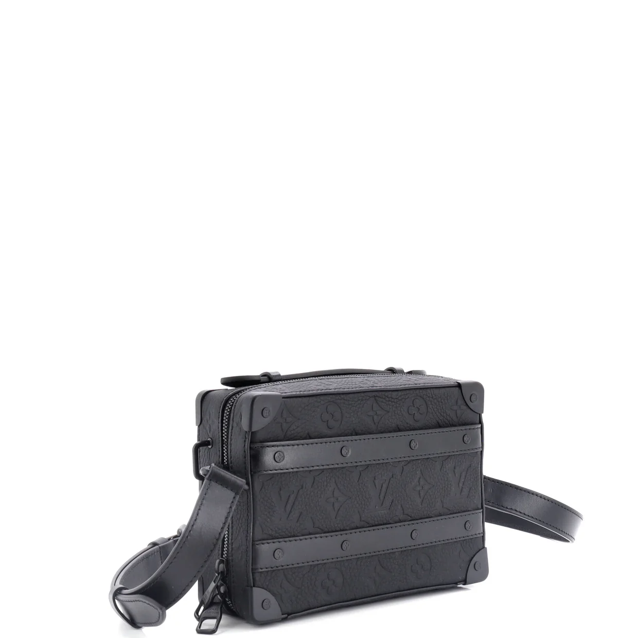 Handle Soft Trunk Bag Monogram Taurillon Leather - Deep Luxury