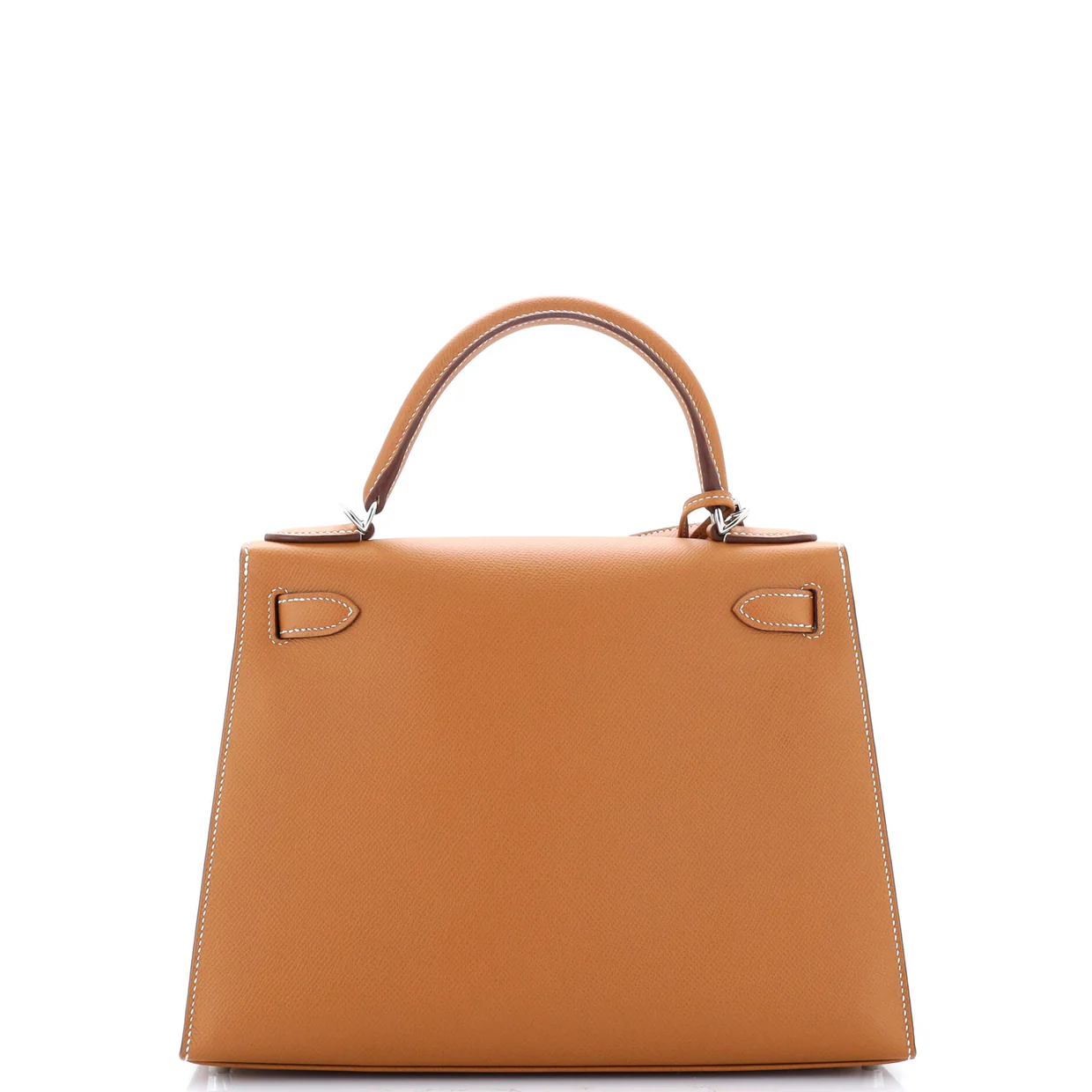 Kelly Handbag Gold Epsom with Palladium Hardware 28 - Deep Luxury