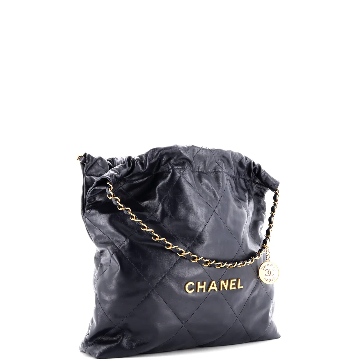 22 Chain Hobo Quilted Calfskin Medium - Deep Luxury