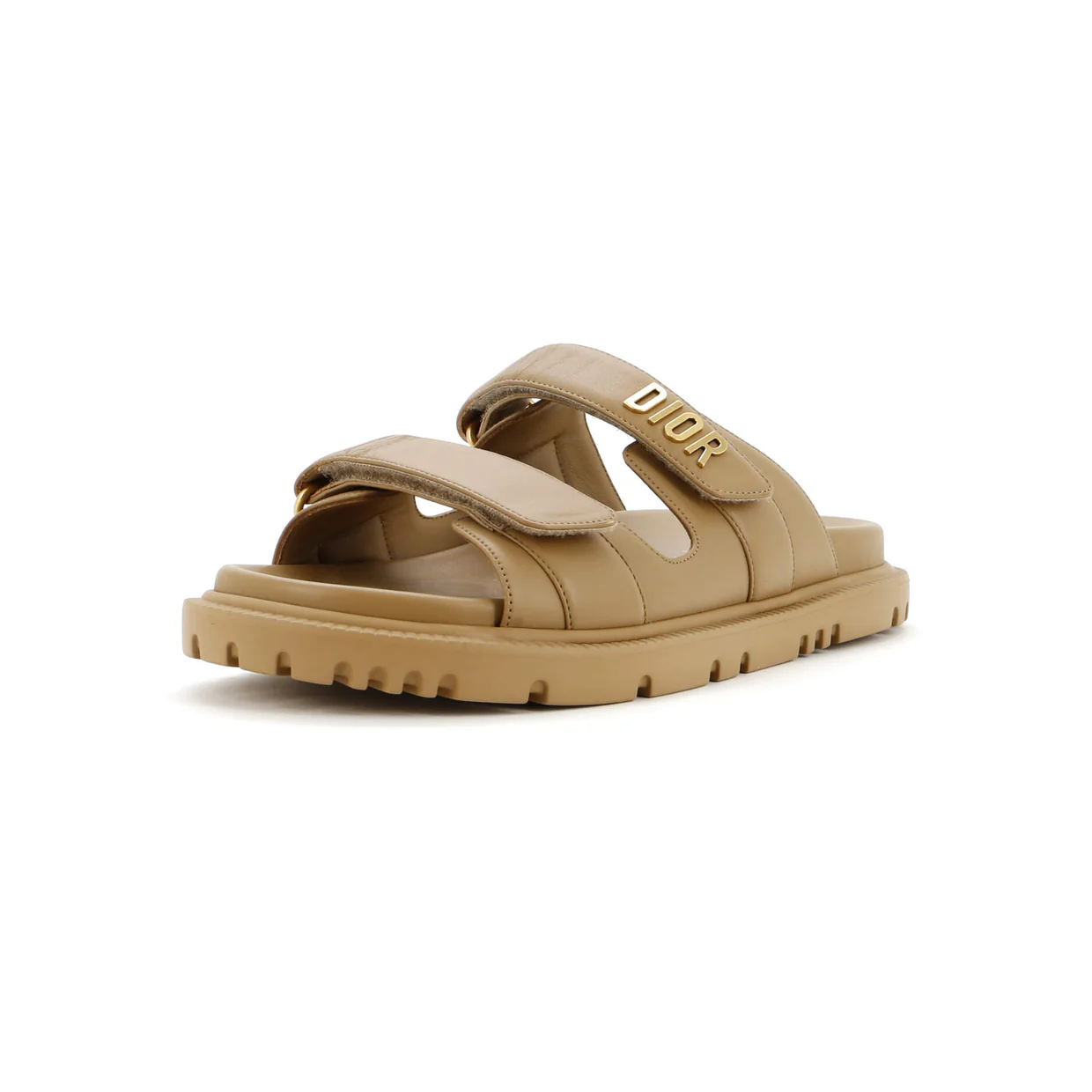 Women's DiorAct Slide Sandals Leather - Deep Luxury