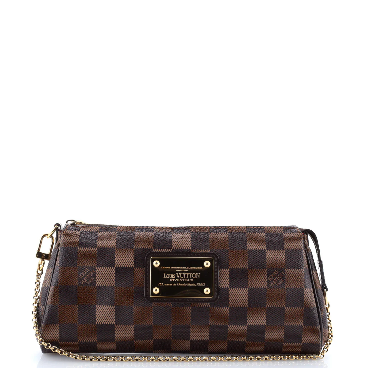 Eva Handbag Damier - Deep Luxury