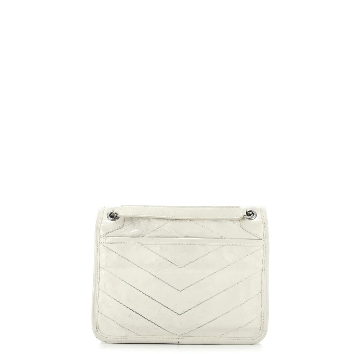 Niki Chain Flap Bag Matelasse Chevron Leather Baby - Deep Luxury