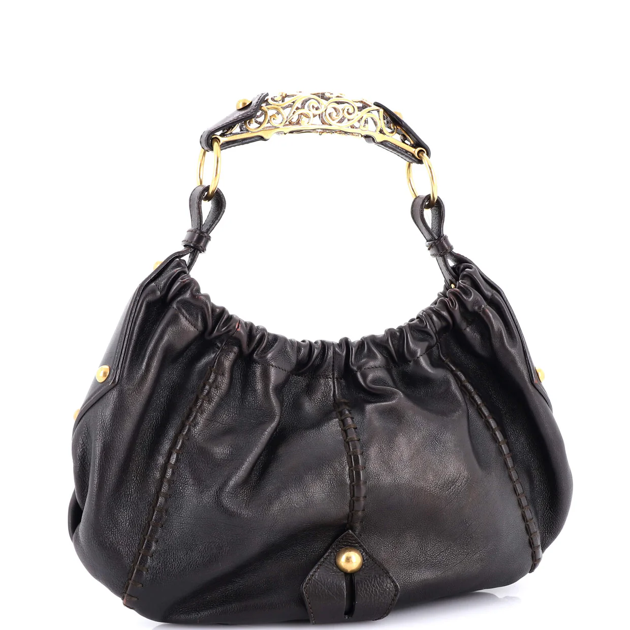 Mombasa Hobo Leather Small - Deep Luxury