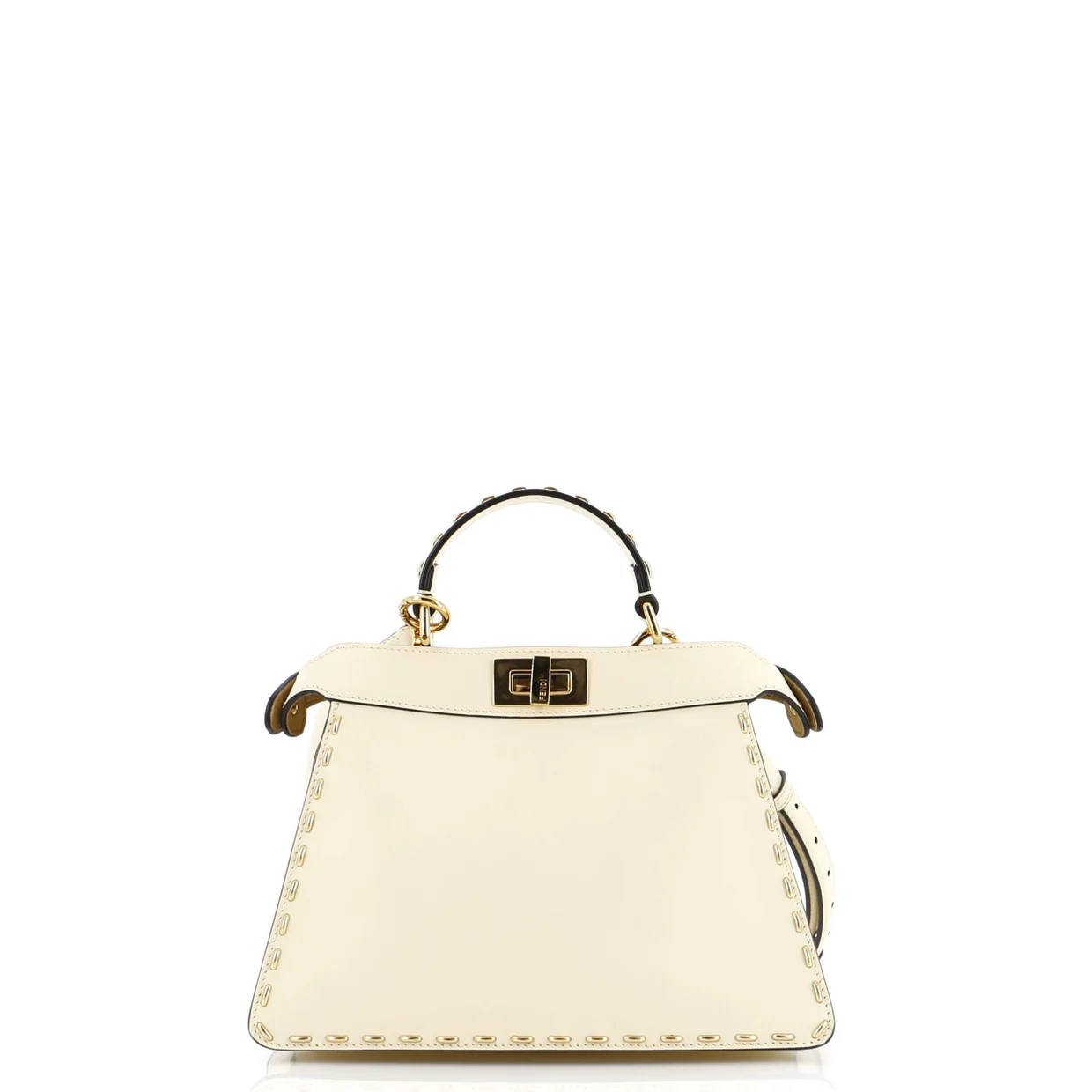 Peekaboo ISeeU Bag Studded Leather Small - Deep Luxury