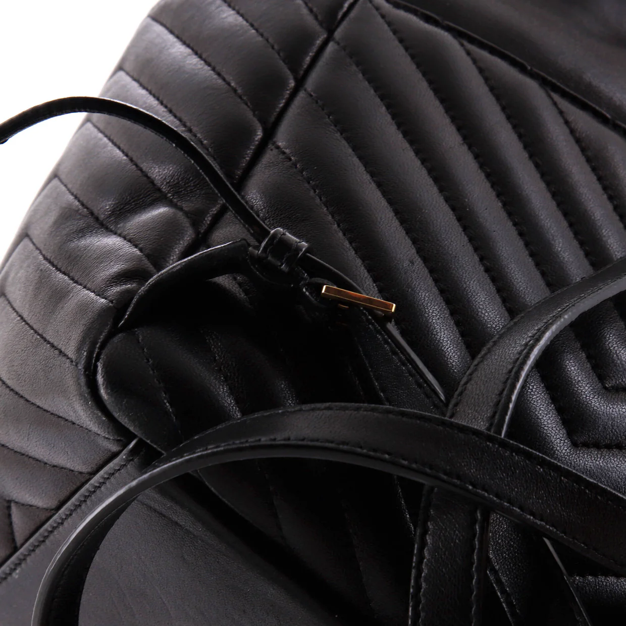Joe Backpack Matelasse Chevron Leather - Deep Luxury