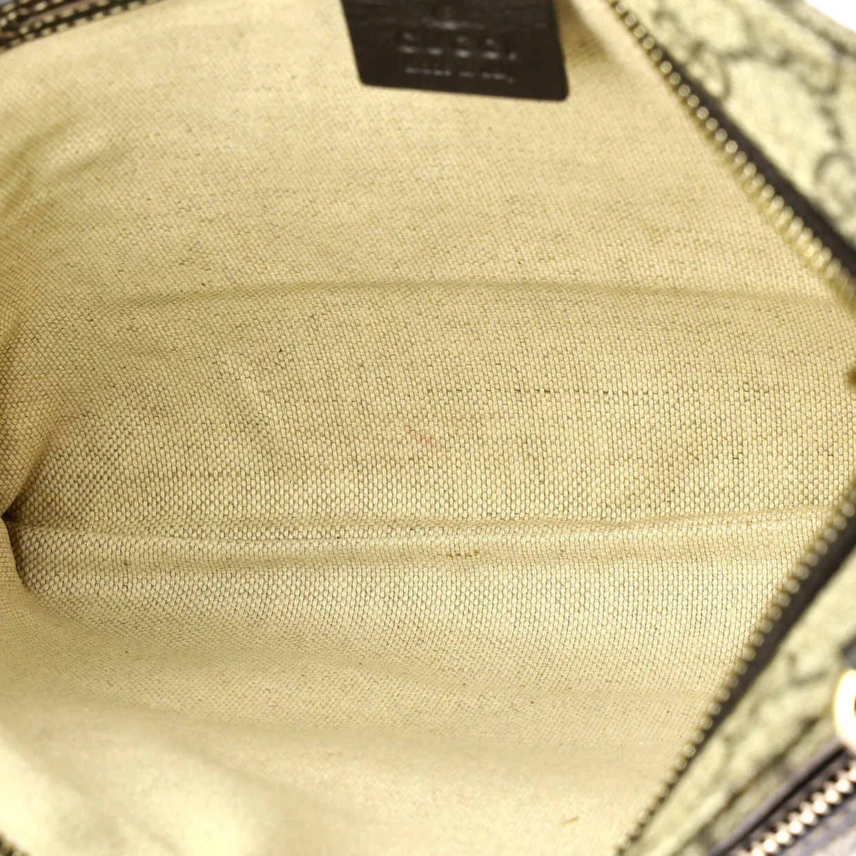 Flat Messenger Bag GG Coated Canvas Medium - Deep Luxury