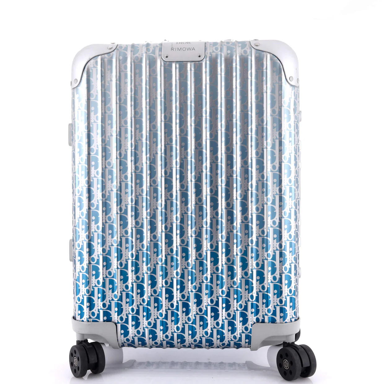Dior x Rimowa Cabin Trolley Oblique Aluminum - Deep Luxury