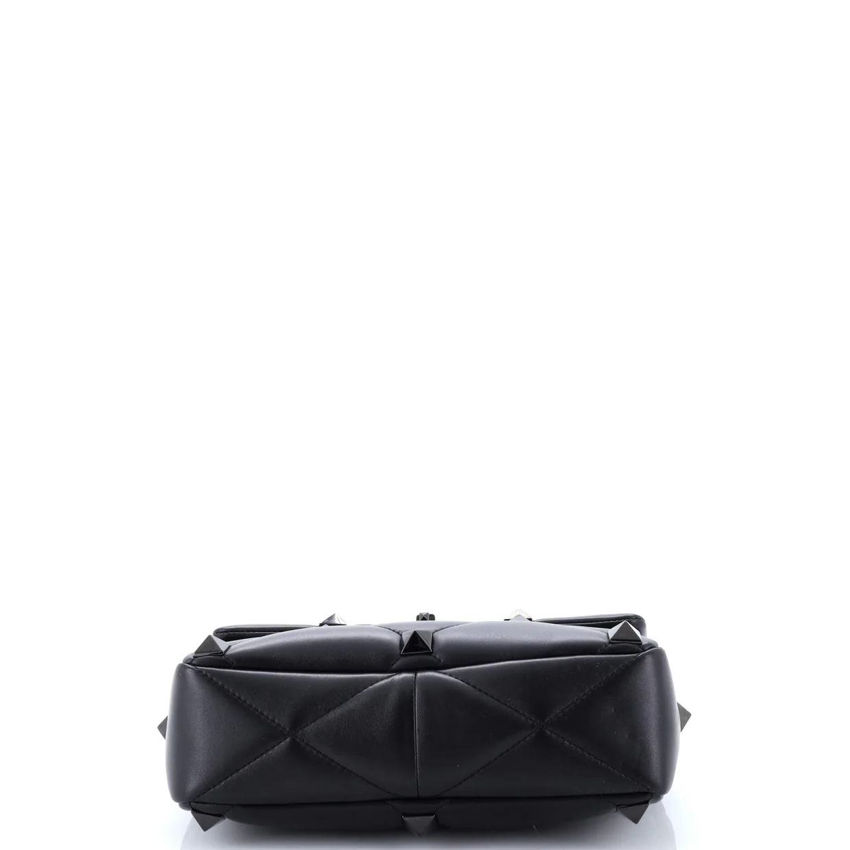 Roman Stud Flap Bag Quilted Leather Large - Deep Luxury
