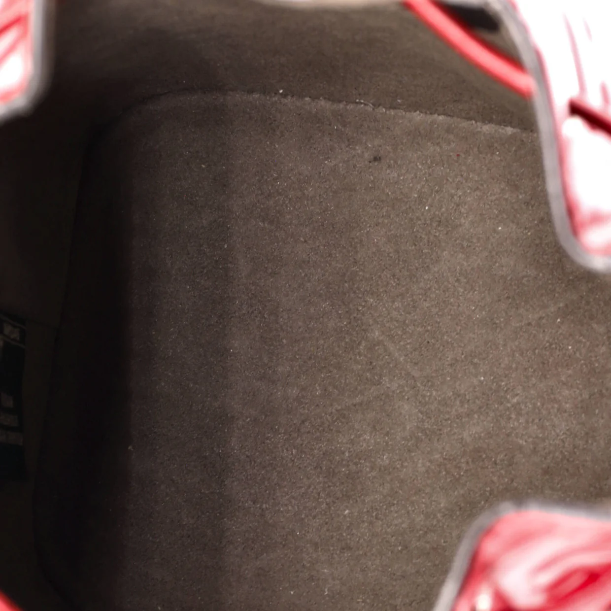 Mon Tresor Bucket Bag Zucca Embossed Leather Mini - Deep Luxury