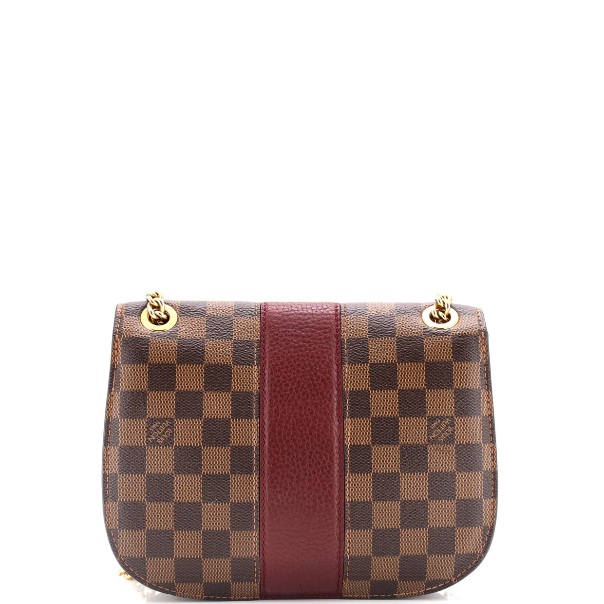 Wight Handbag Damier with Leather - Deep Luxury