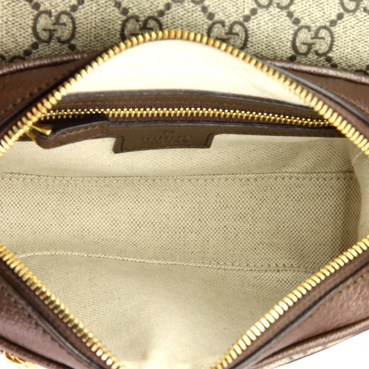 Ophidia Flap Shoulder Bag GG Coated Canvas Mini - Deep Luxury