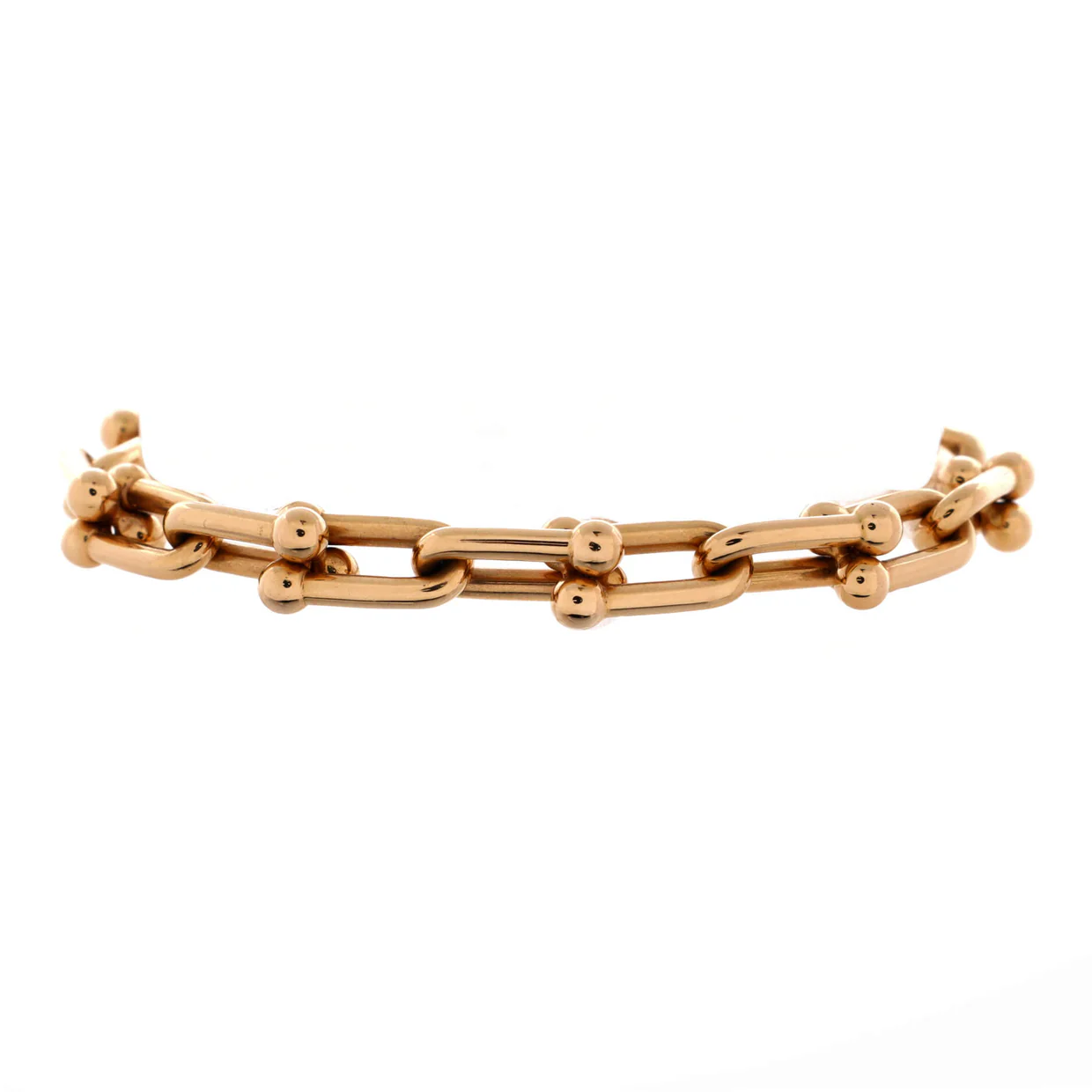 HardWear Link Bracelet 18K Rose Gold Medium - Deep Luxury