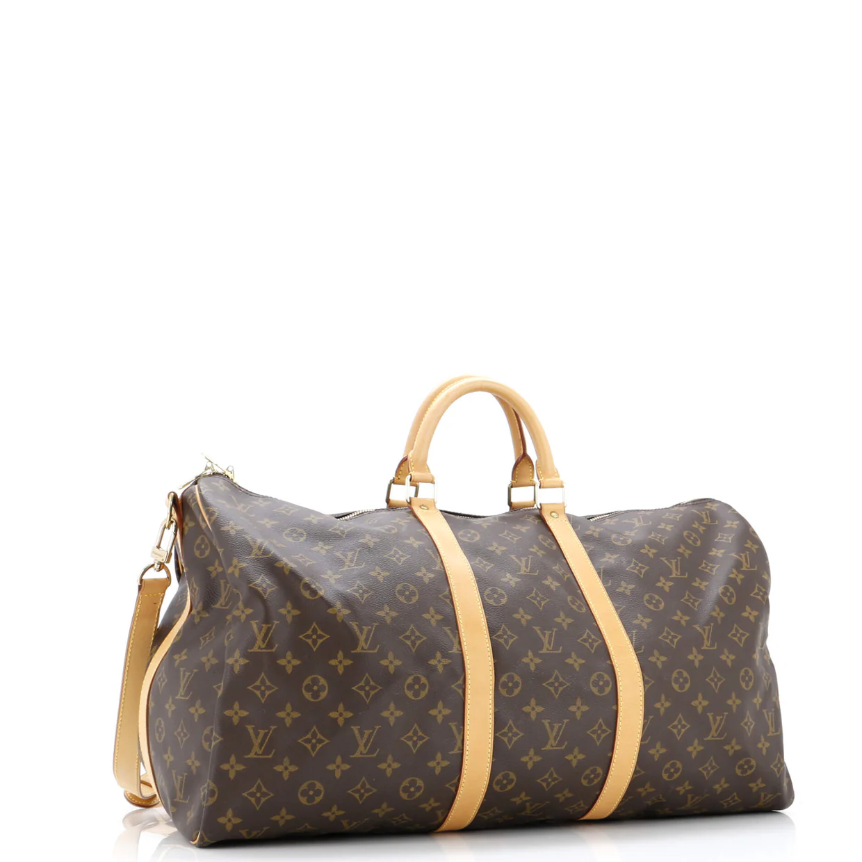 Keepall Bandouliere Bag Monogram Canvas 55 - Deep Luxury