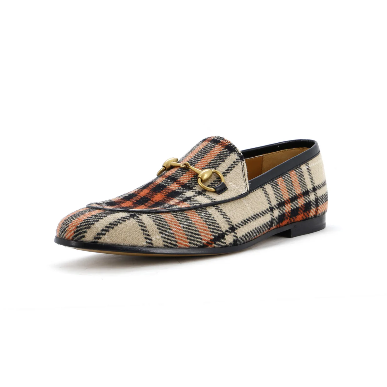 Men's Jordaan Loafers Tartan Wool - Deep Luxury