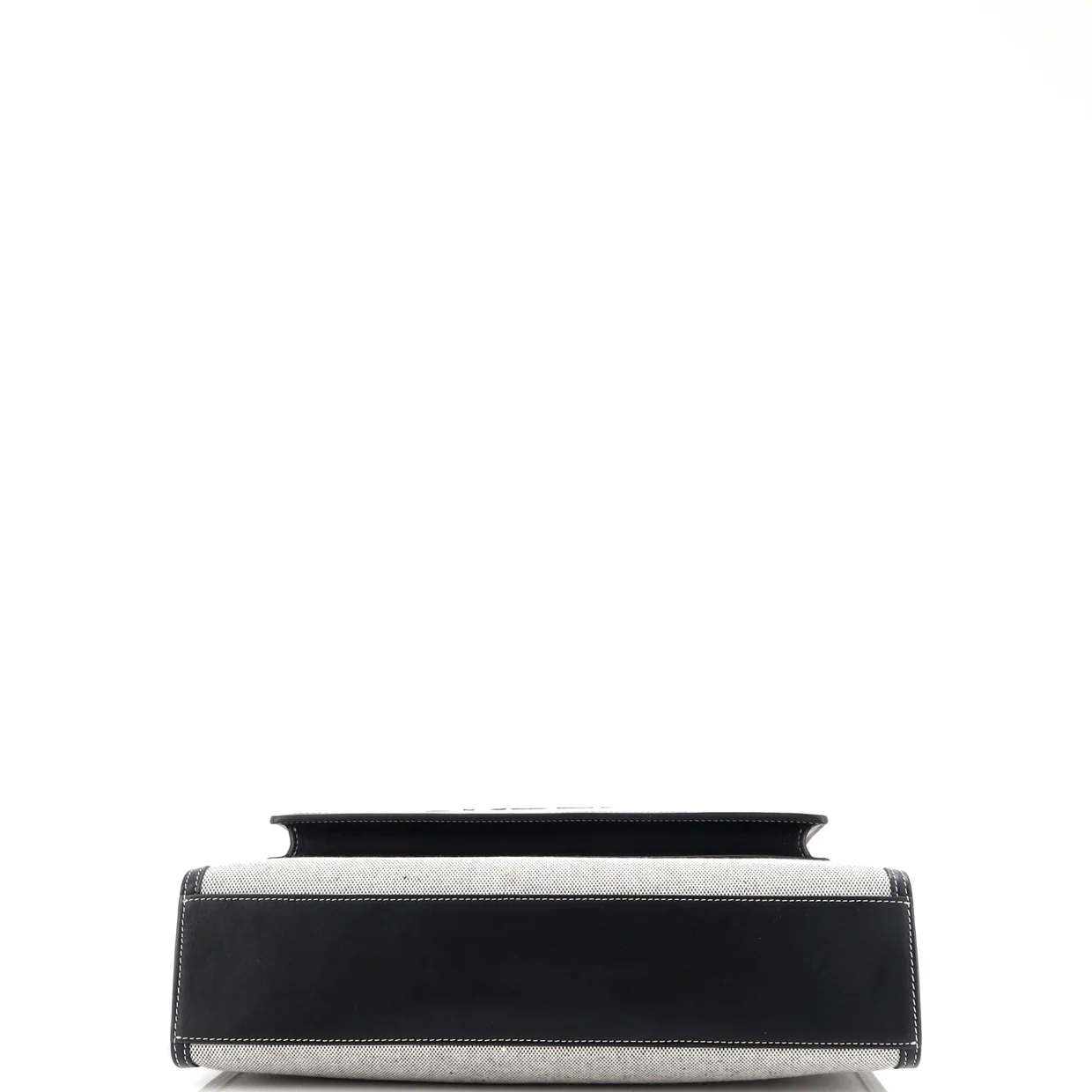 Logo Pocket Tote Canvas with Leather Medium - Deep Luxury