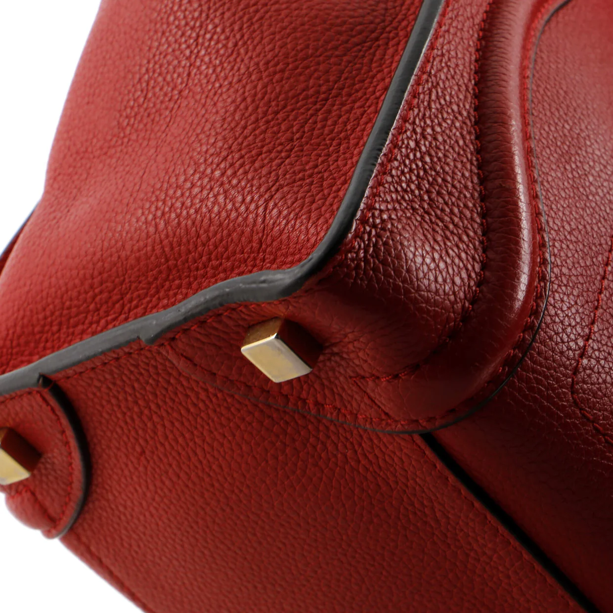 Luggage Bag Grainy Leather Micro - Deep Luxury