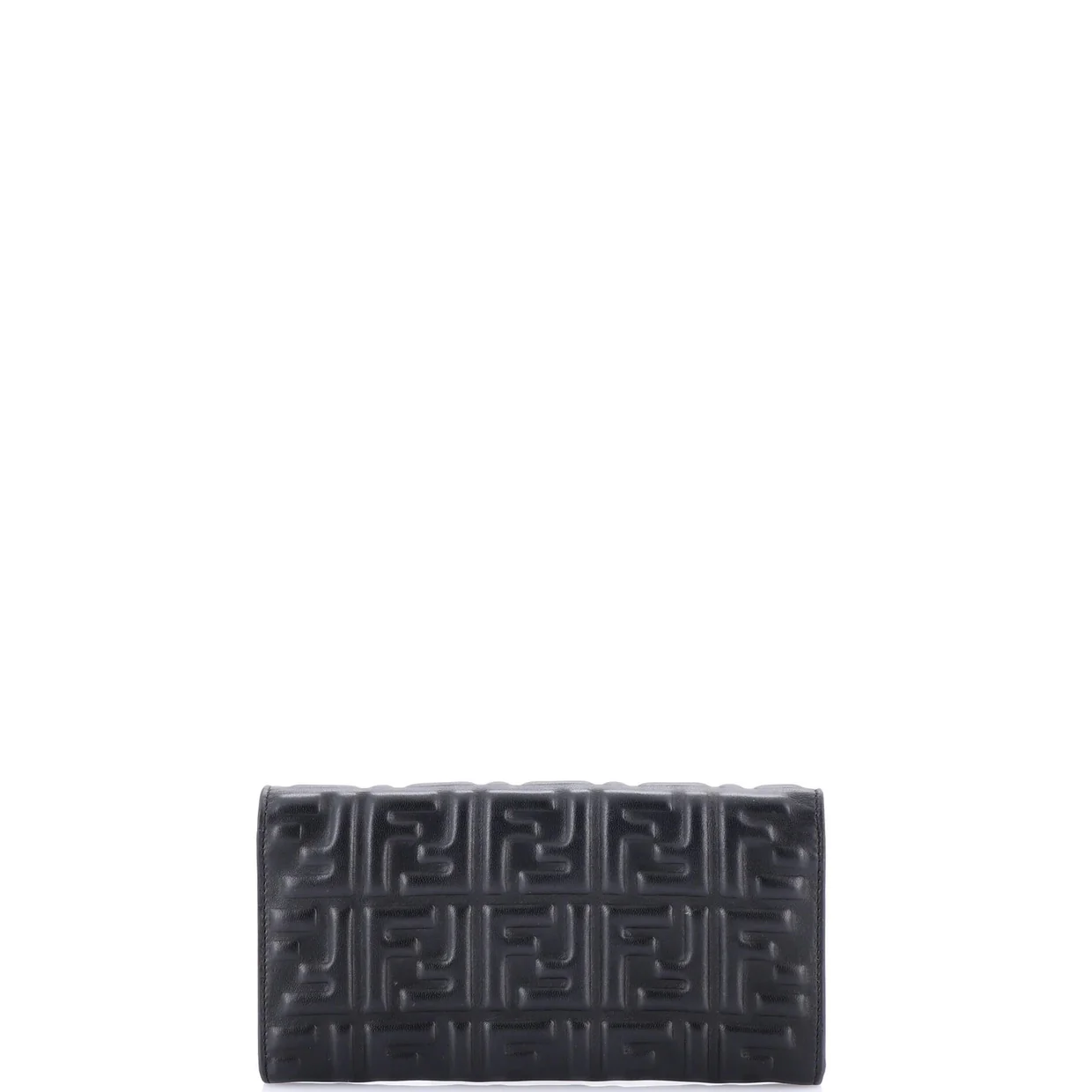 Baguette Continental Wallet Zucca Embossed Leather - Deep Luxury