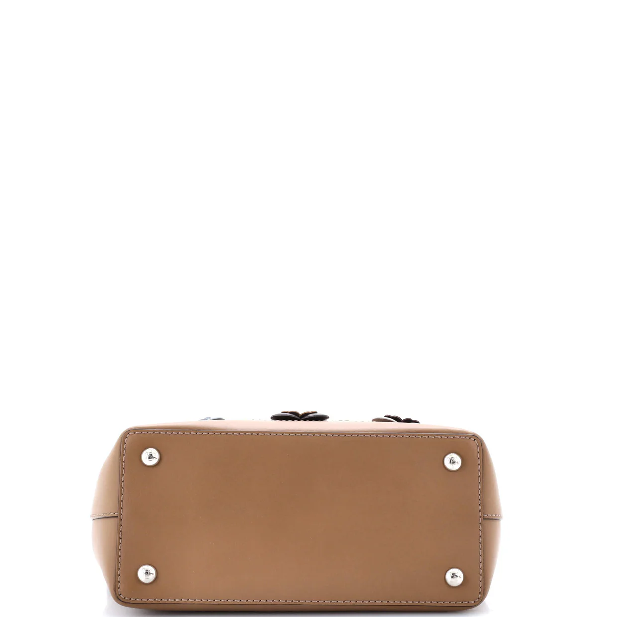 Flowerland DotCom Convertible Satchel Embellished Leather Medium - Deep Luxury