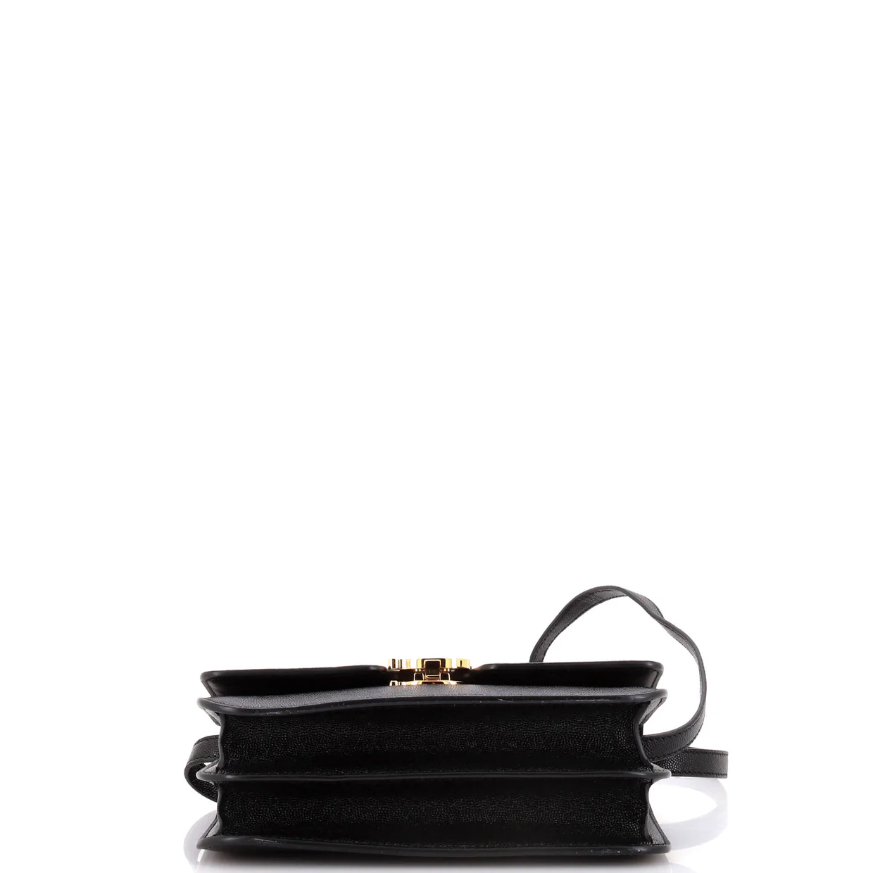 TB Flap Bag Leather Small - Deep Luxury
