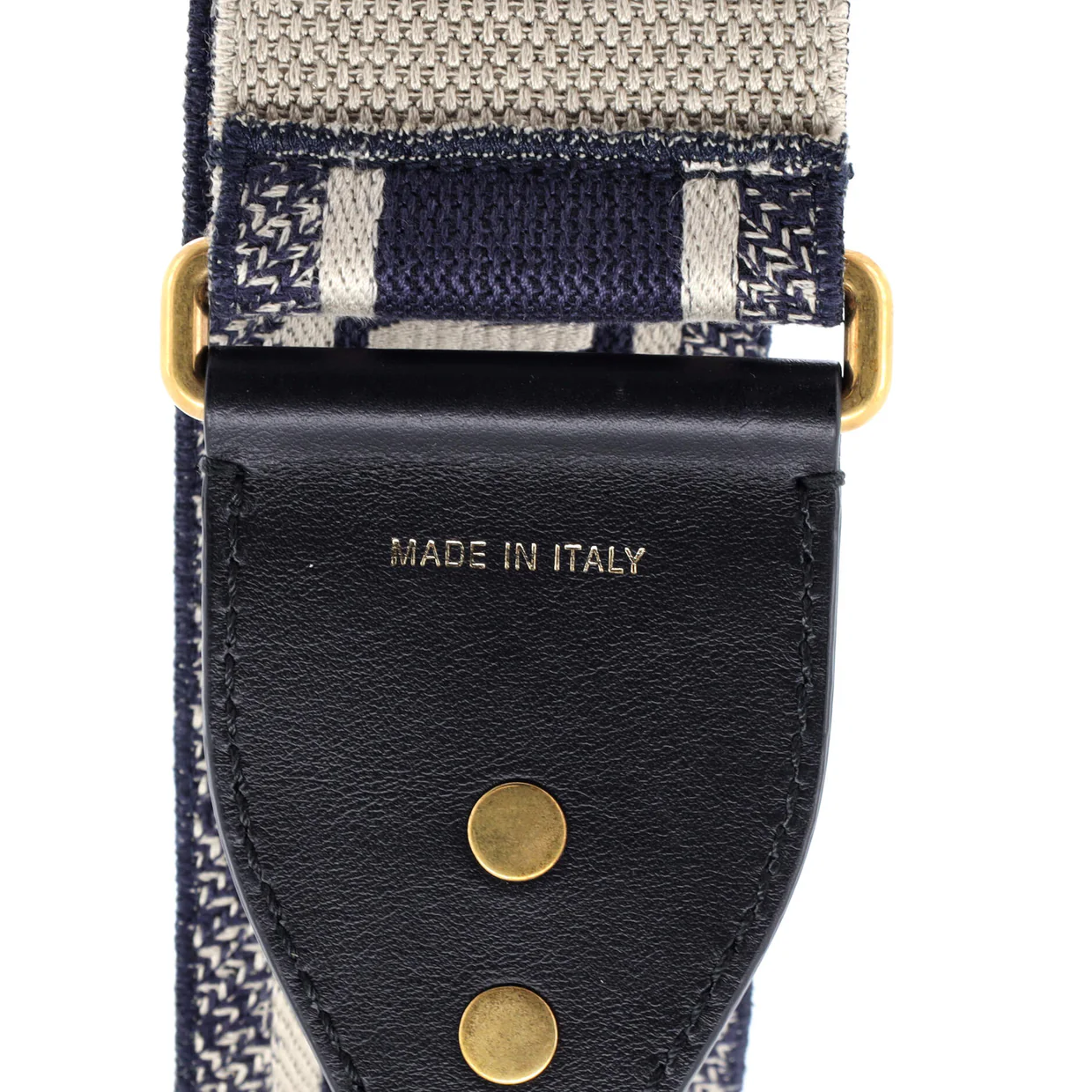 Logo Shoulder Strap Embroidered Canvas - Deep Luxury