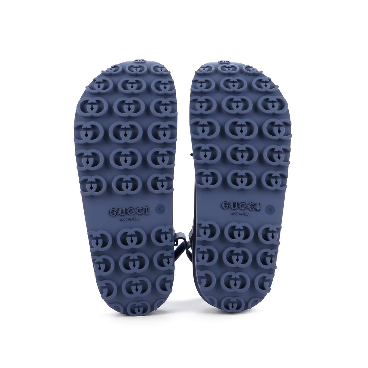 Women's Horsebit Touch Velcro Sandals Rubber - Deep Luxury