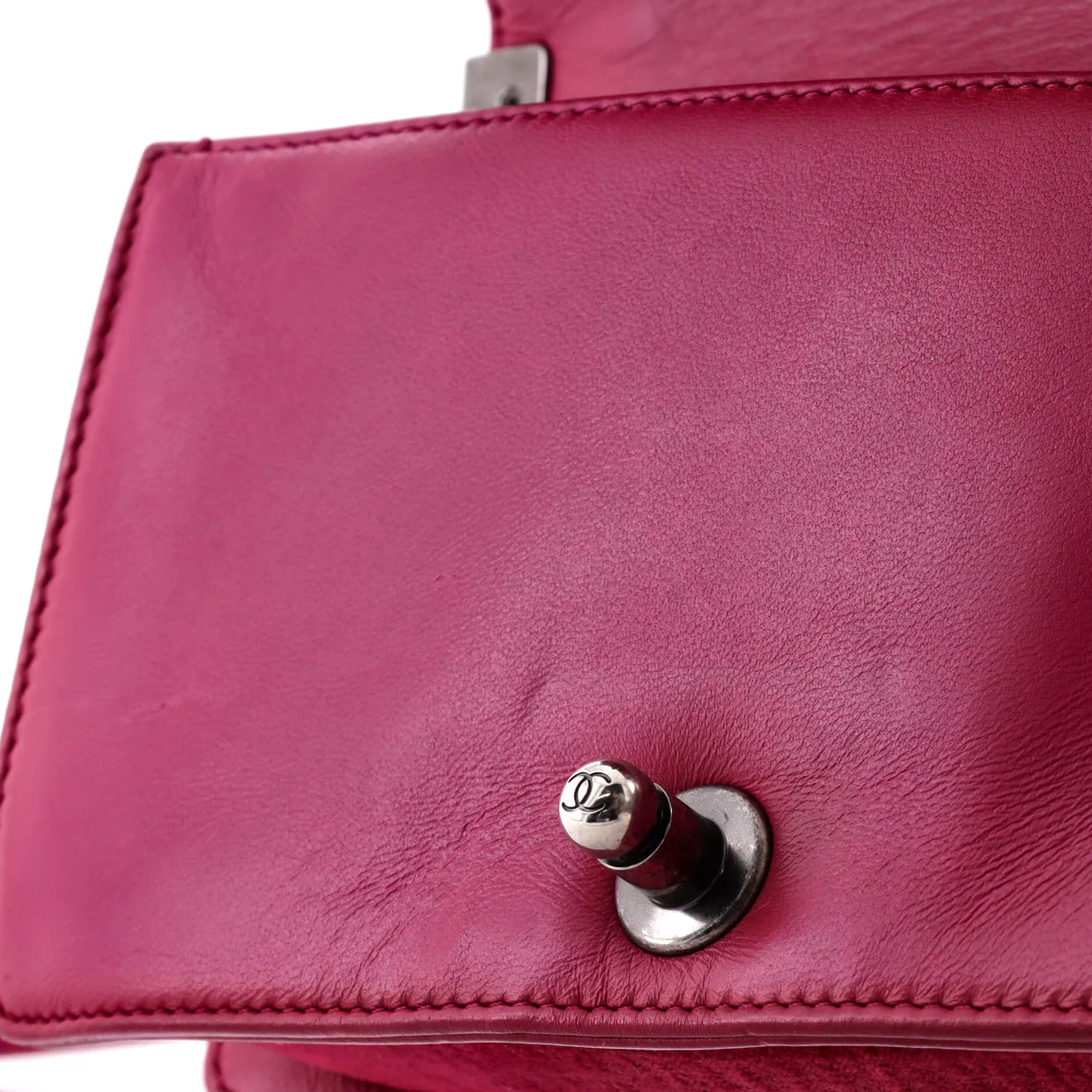 Boy Flap Bag Quilted Velvet Small - Deep Luxury