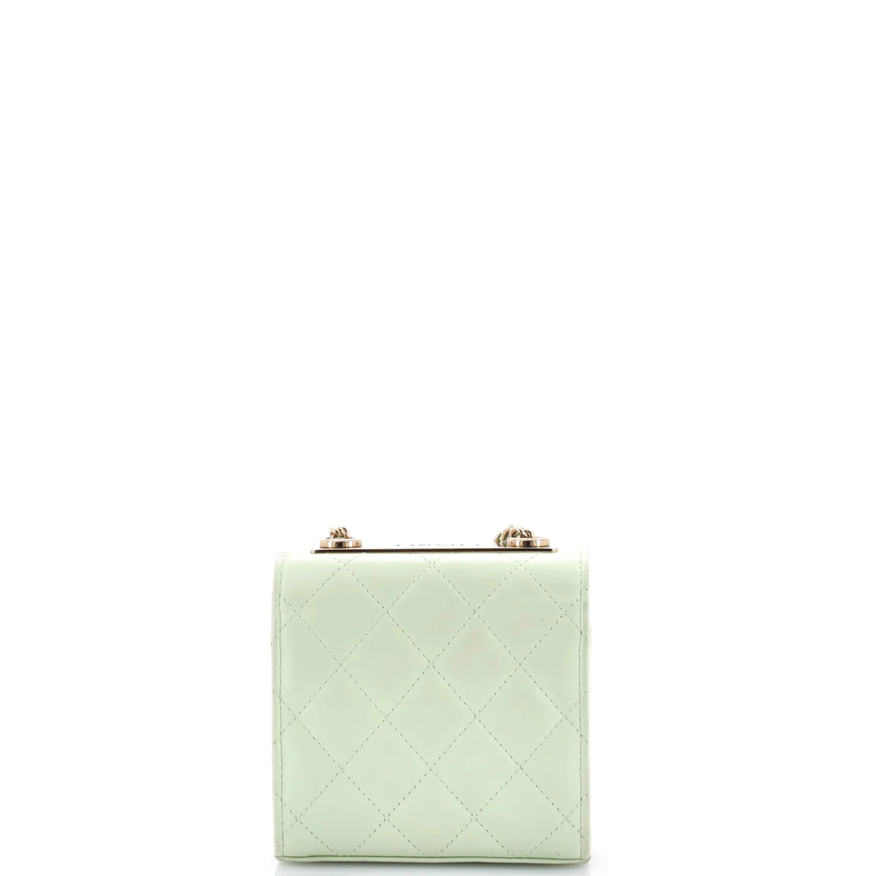 Trendy CC Clutch with Chain Quilted Lambskin Small - Deep Luxury