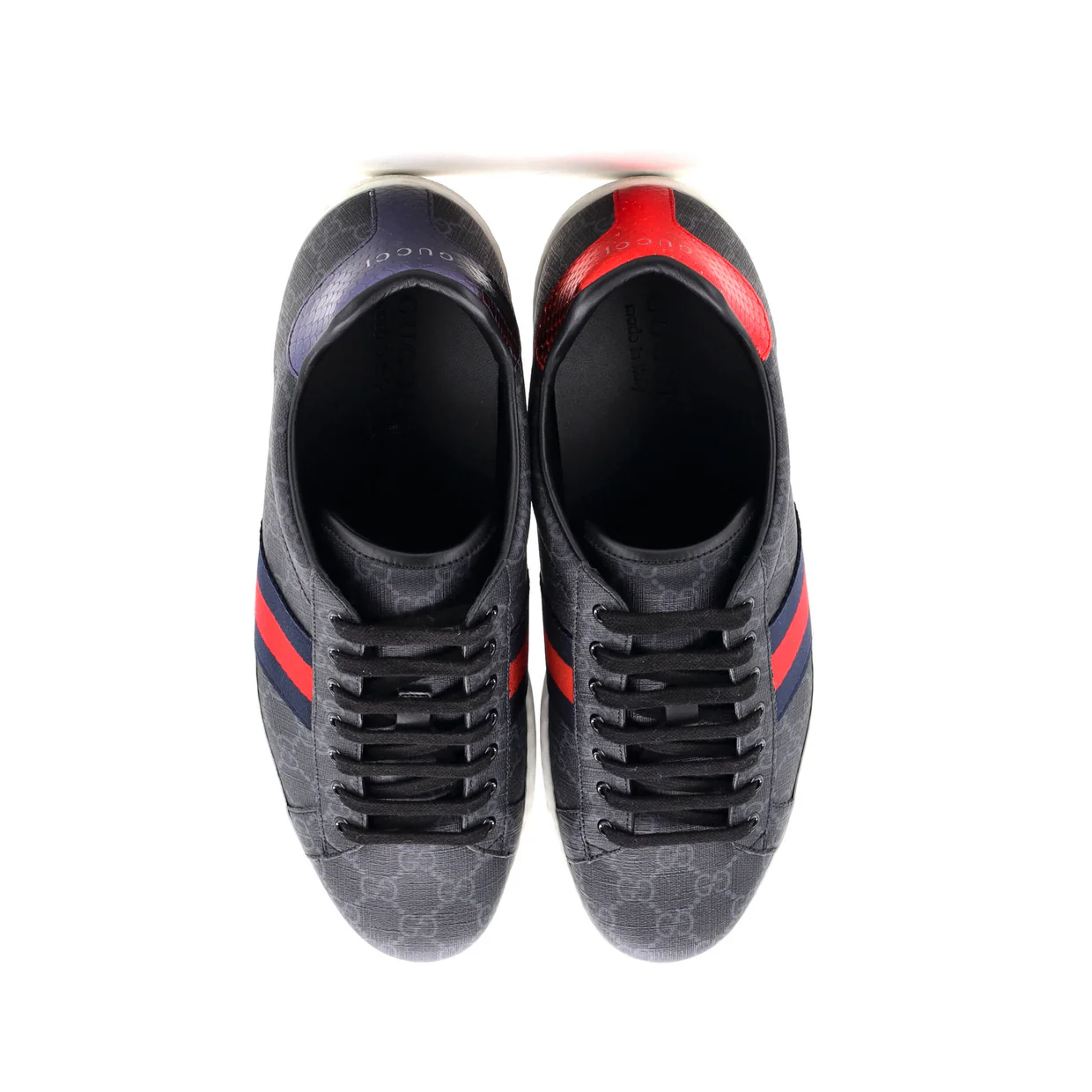 Ace Sneakers GG Coated Canvas - Deep Luxury