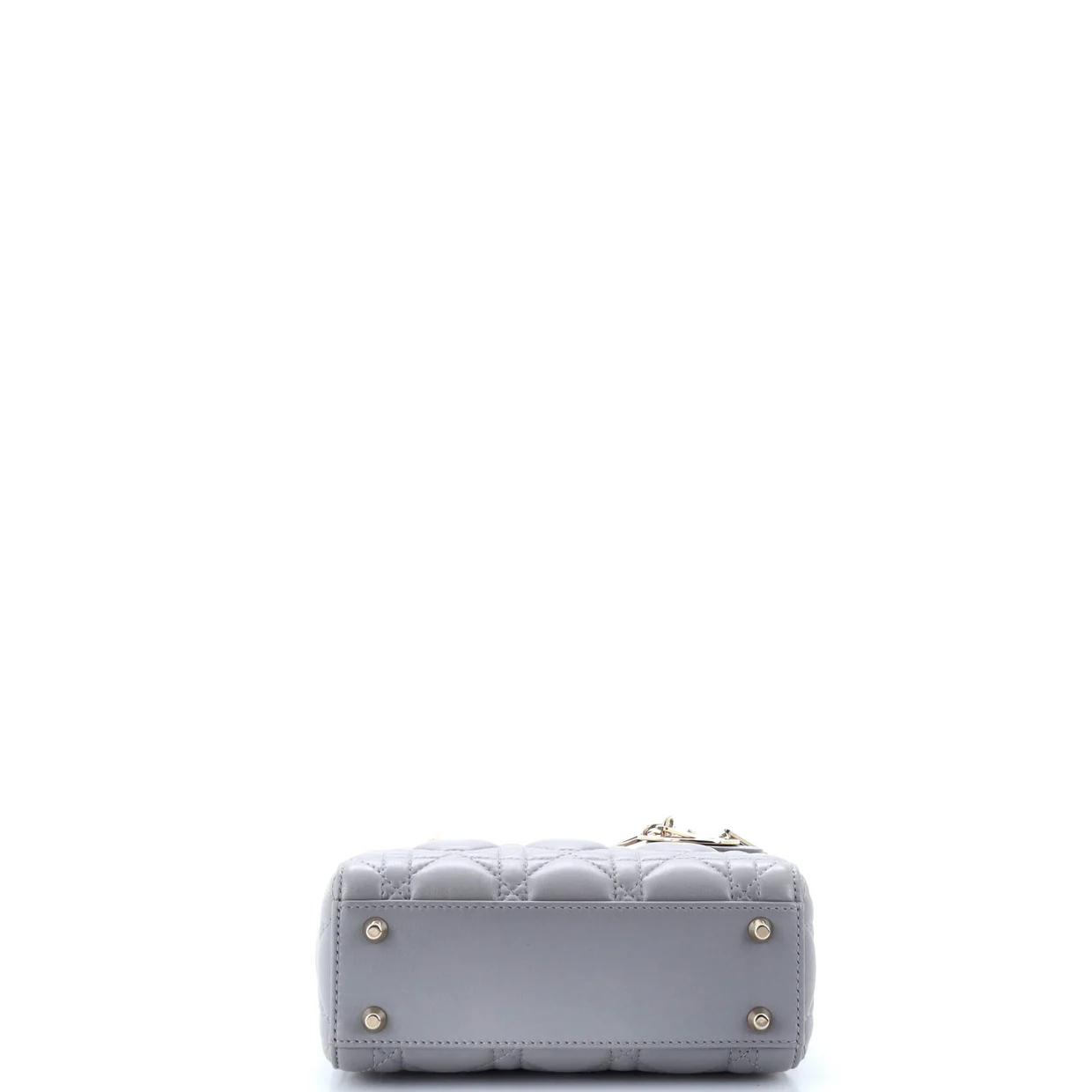 Lady Dior Chain Bag Cannage Quilt Lambskin Mini - Deep Luxury