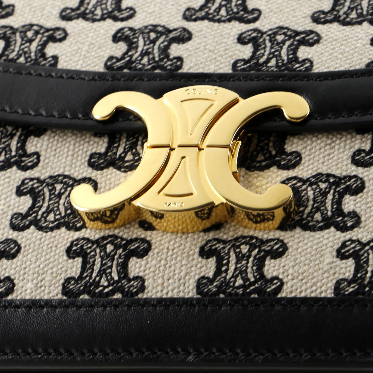 Triomphe Shoulder Bag Triomphe Canvas Medium - Deep Luxury