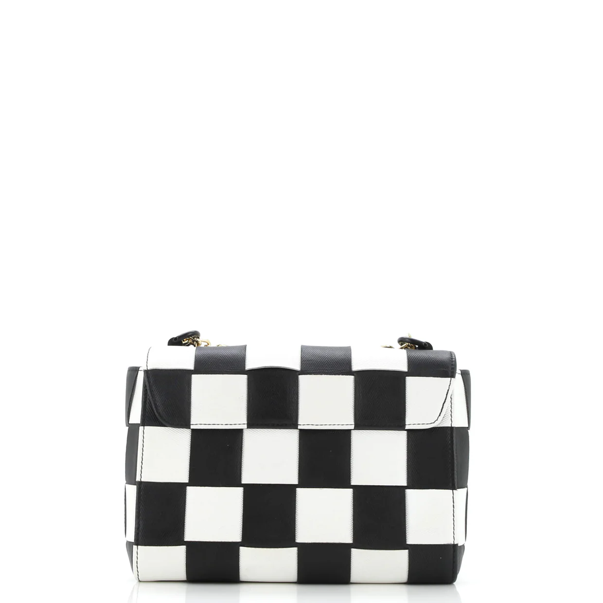 Twist Handbag Woven Epi Leather MM - Deep Luxury