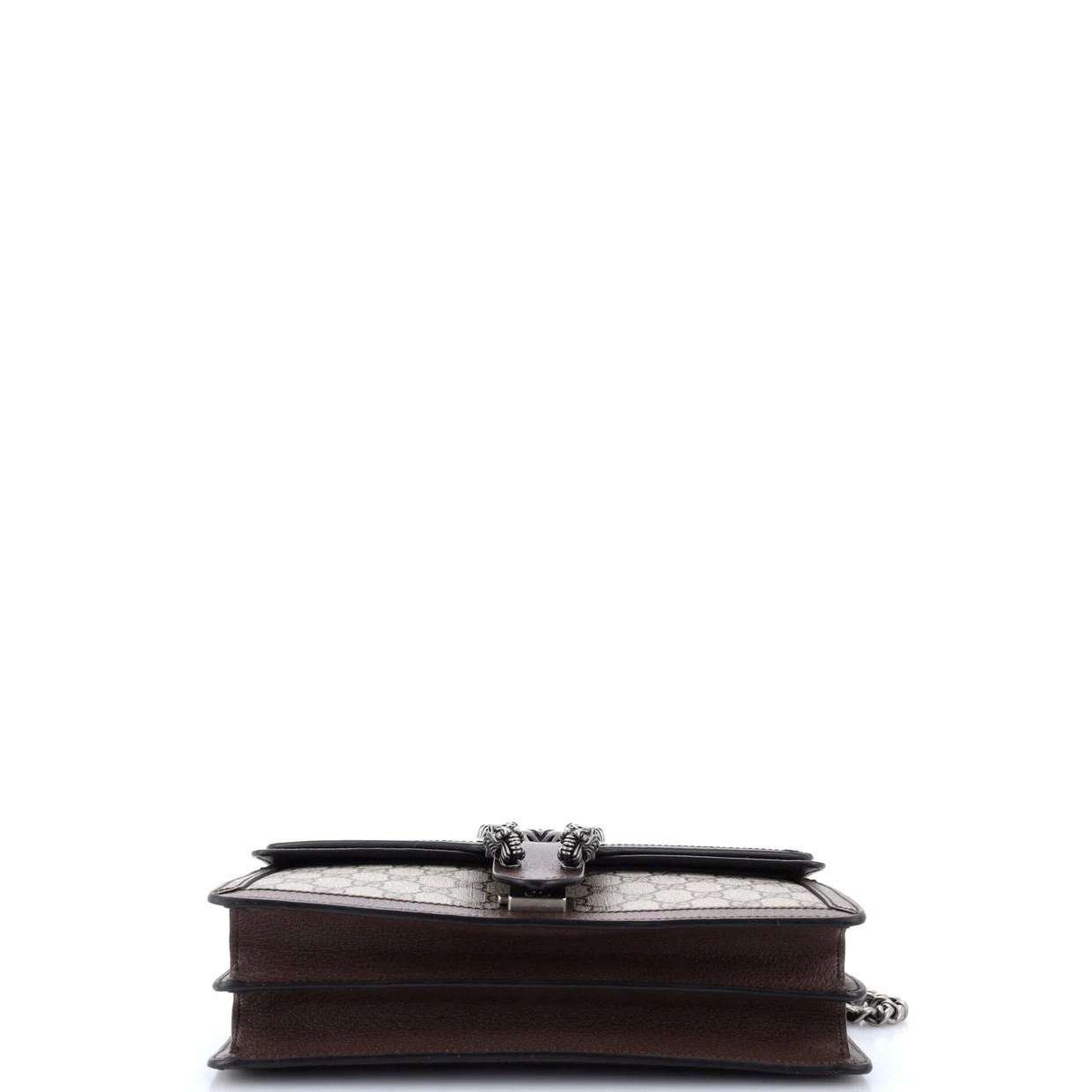 Dionysus Top Handle Chain Bag GG Coated Canvas Small - Deep Luxury