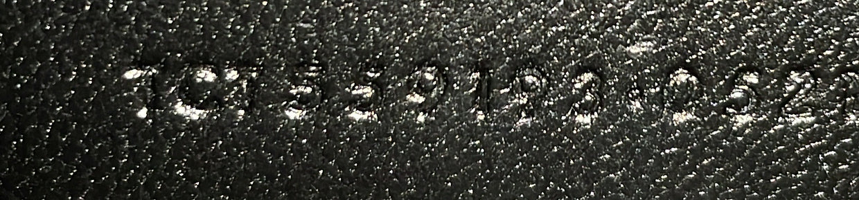 Classic Monogram Wristlet Pouch Matelasse Chevron Leather Medium - Deep Luxury