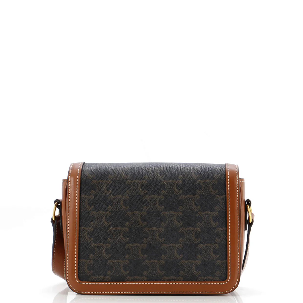 Triomphe Shoulder Bag Triomphe Coated Canvas Teen - Deep Luxury