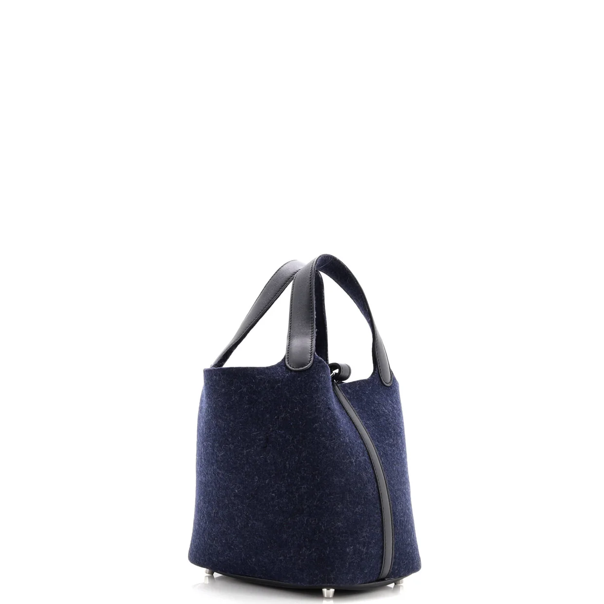 Picotin Lock Bag Felt with Leather PM - Deep Luxury