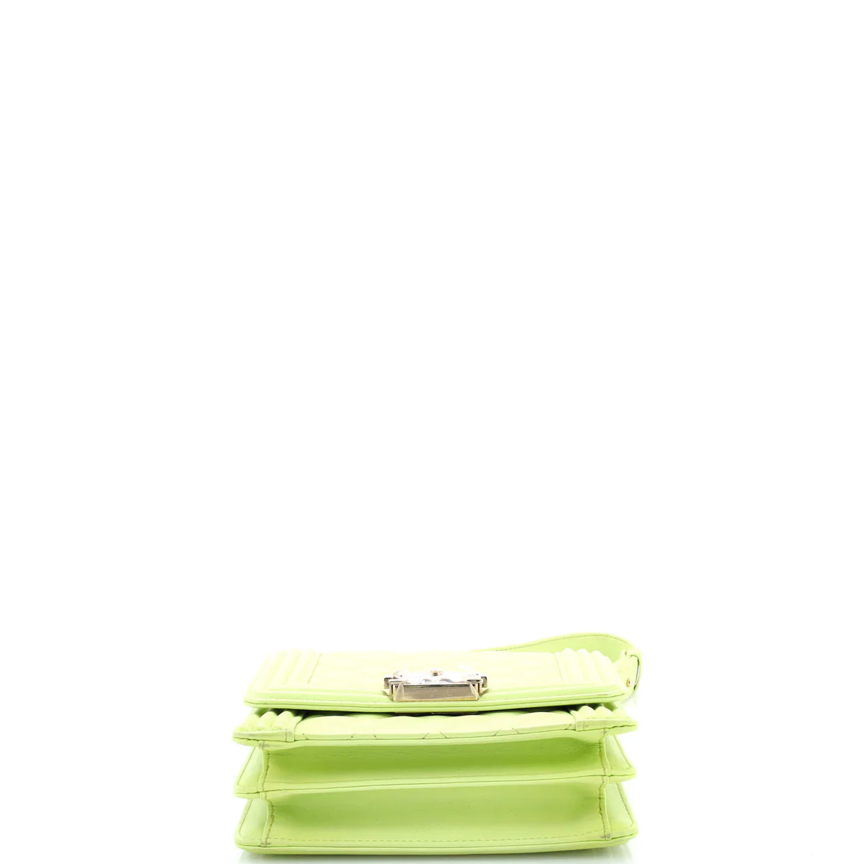 North South Boy Flap Bag Quilted Lambskin Small - Deep Luxury