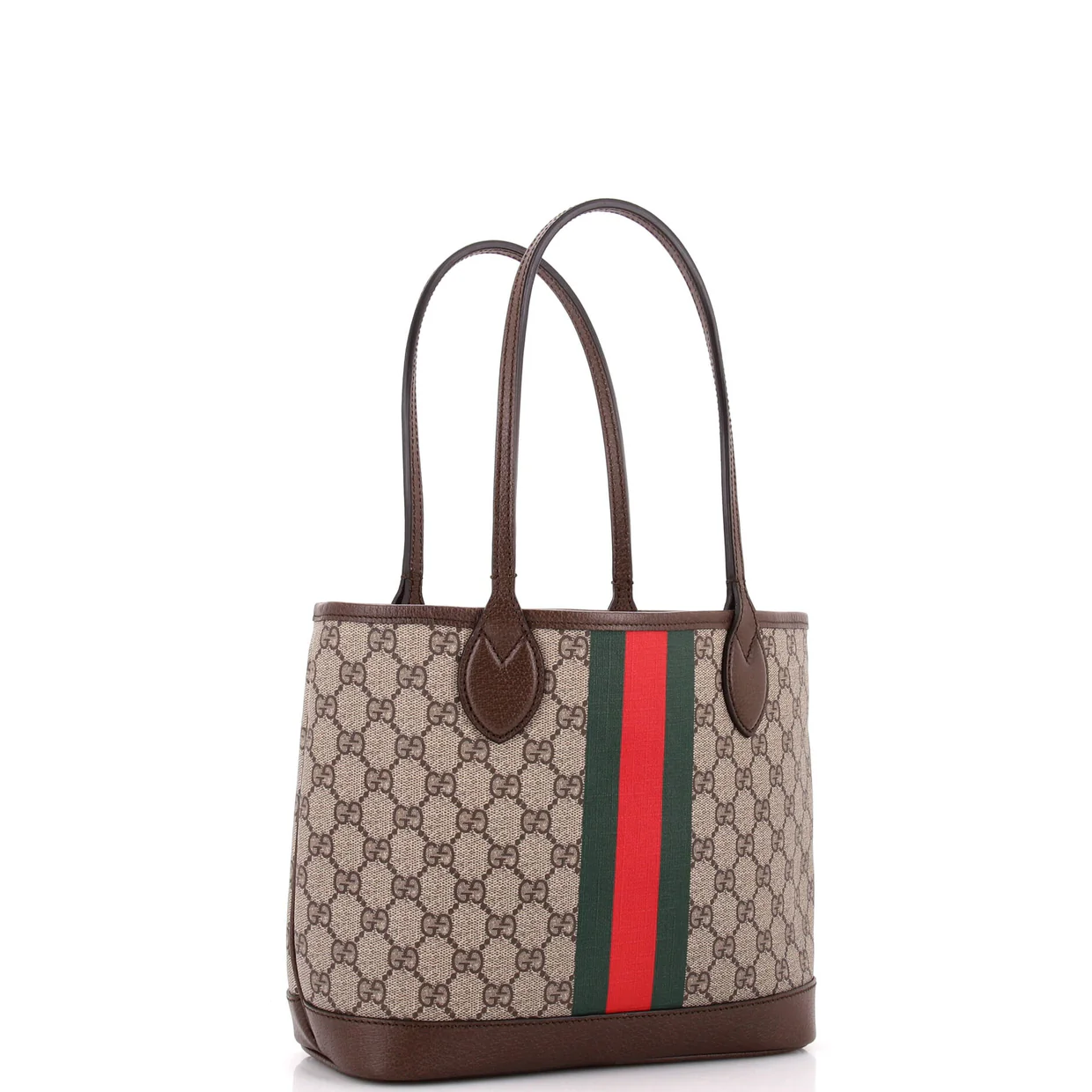 Ophidia Open Shopping Tote GG Coated Canvas Small - Deep Luxury