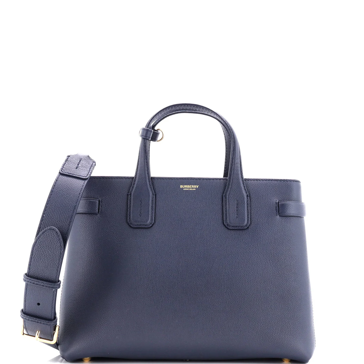 Banner Tote Leather Medium - Deep Luxury