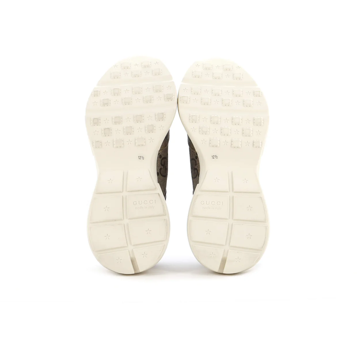 Rhyton Sneakers Jumbo GG Coated Canvas - Deep Luxury