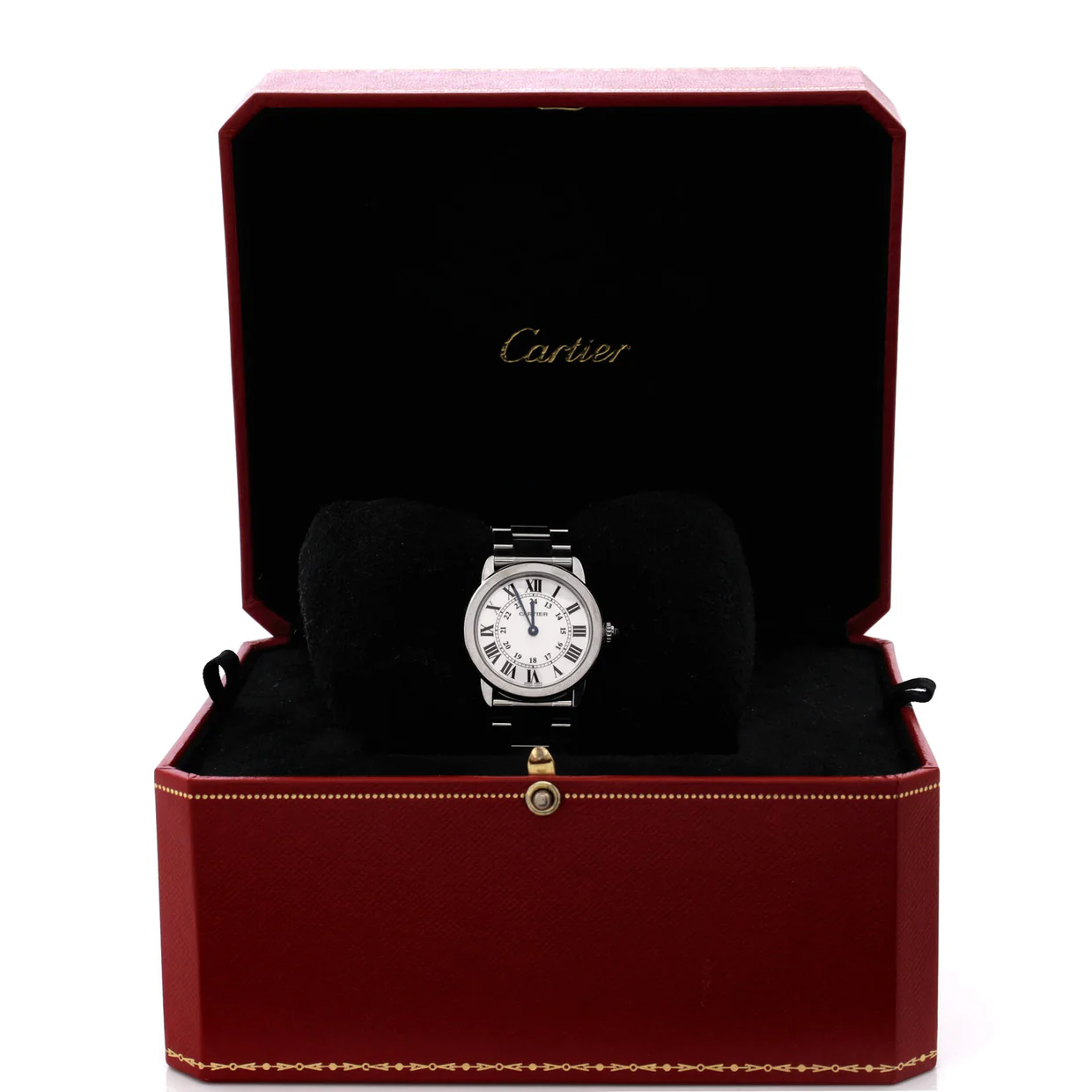Ronde Solo de Cartier Quartz Watch Stainless Steel 29 - Deep Luxury