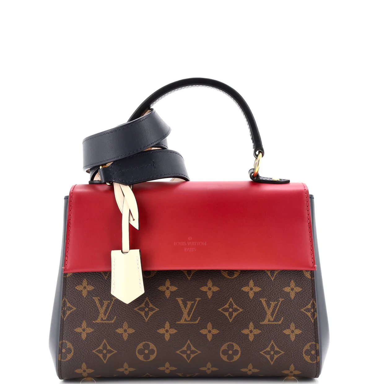 Cluny Top Handle Bag Monogram Canvas and Leather BB - Deep Luxury
