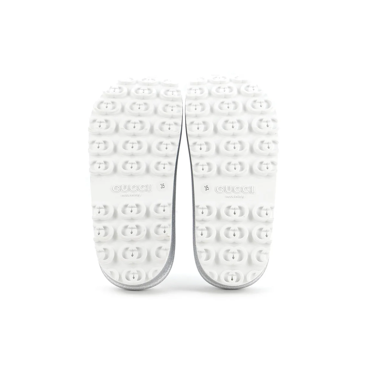 Interlocking G Platform Slide Sandals Rubber - Deep Luxury