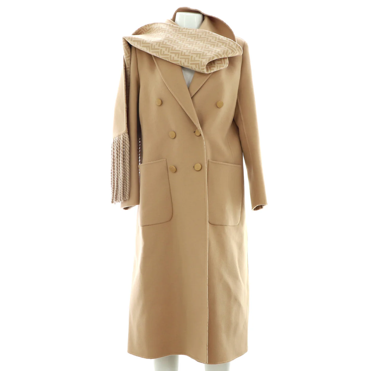 Women's Collared Wrap Coat Wool Blend - Deep Luxury