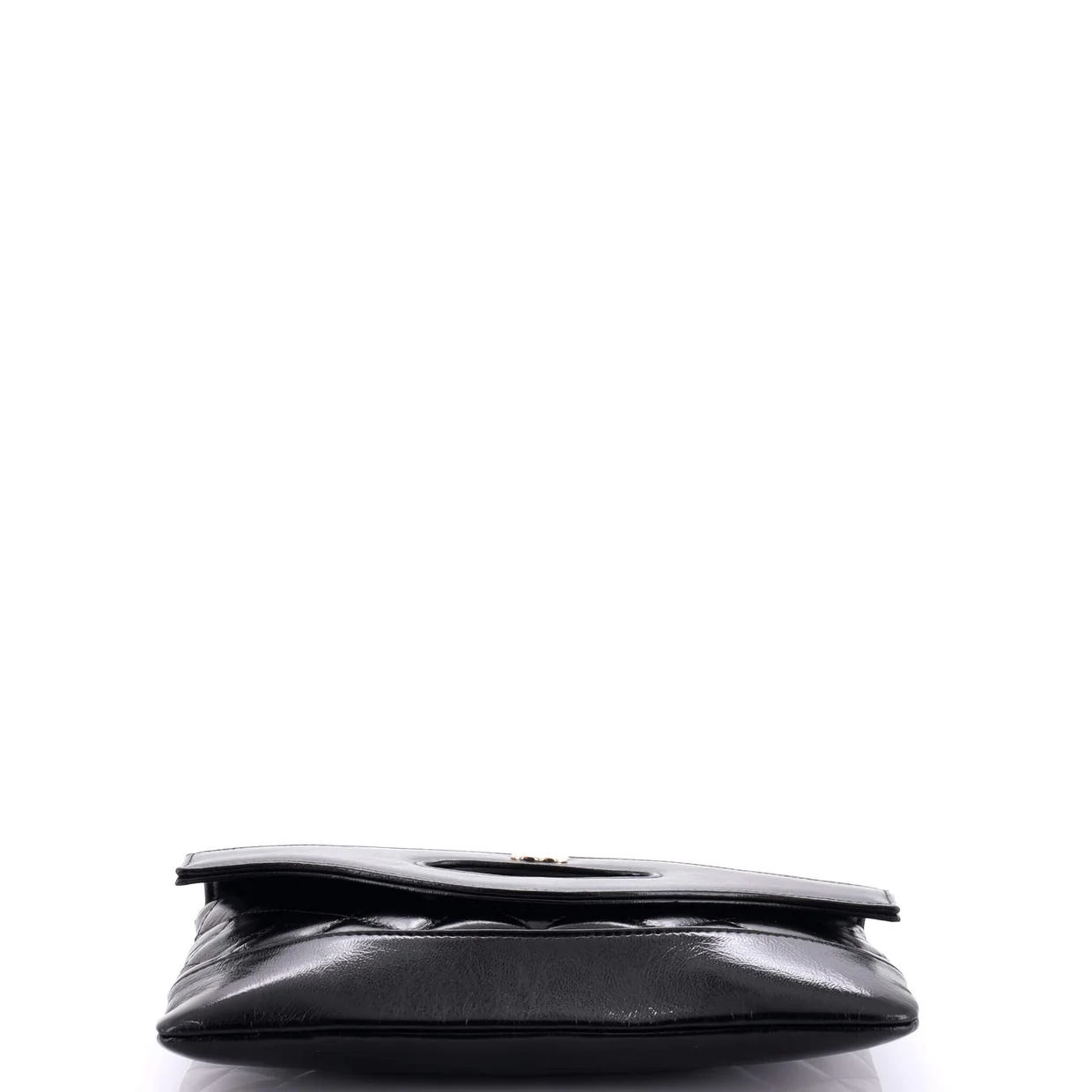 31 Wallet on Chain Quilted Shiny Lambskin - Deep Luxury
