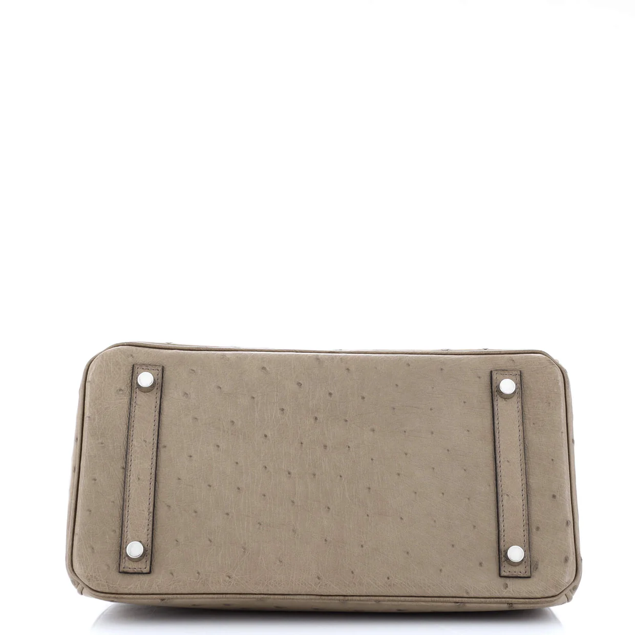 Birkin Handbag Mousse Ostrich with Palladium Hardware 30 - Deep Luxury