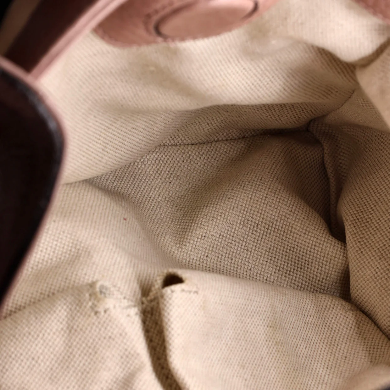 Bamboo Shopper Tote Leather Small - Deep Luxury
