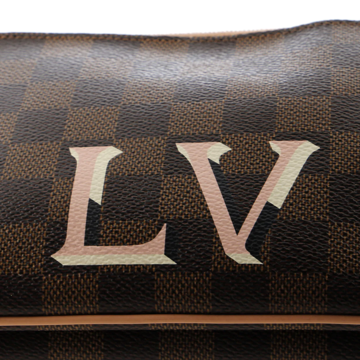 Double Zip Pochette Damier - Deep Luxury