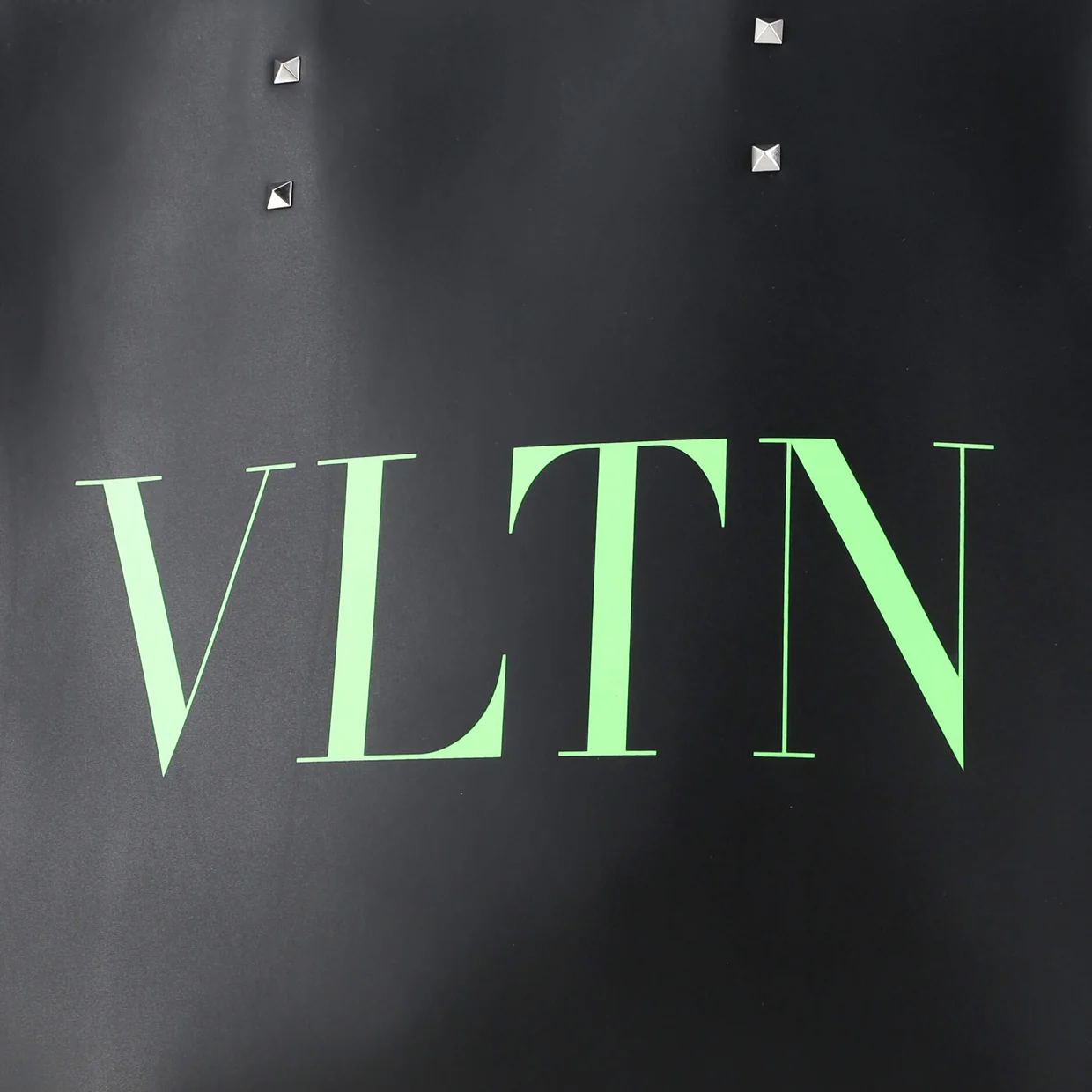 VLTN Rockstud Shopping Tote Printed Leather Tall - Deep Luxury
