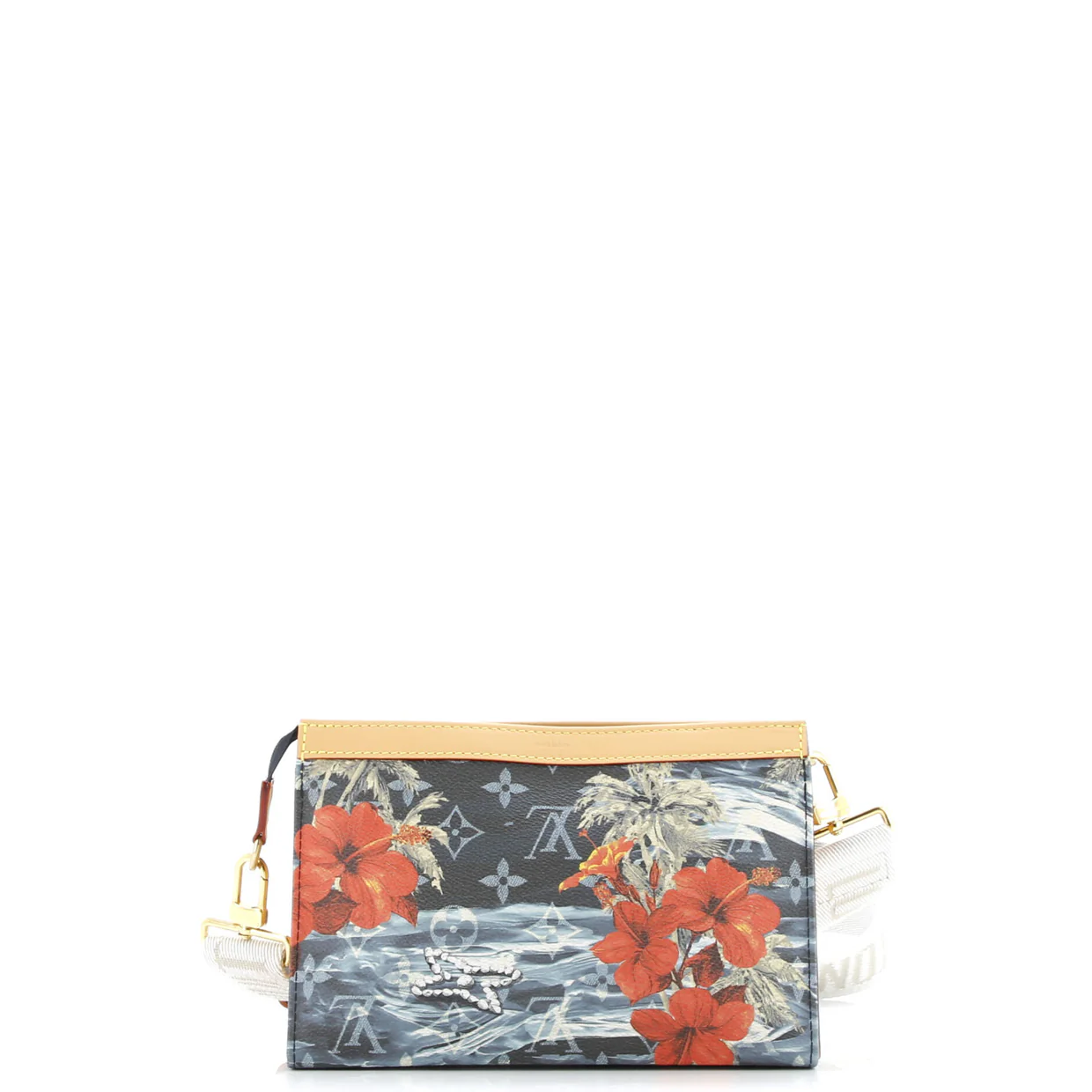 Gaston Wearable Wallet Limited Edition Monogram Surfin' Canvas - Deep Luxury